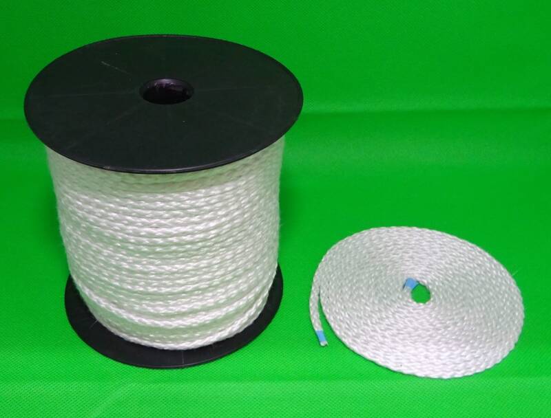 Fibra di vetro 6 mm tondu wick