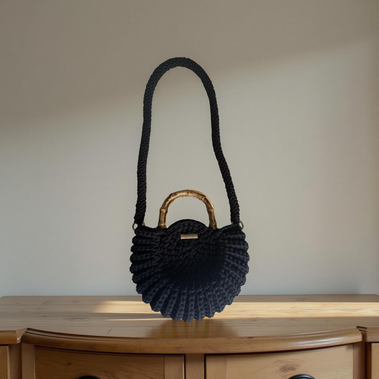 Sac coquillage Maxi Noir