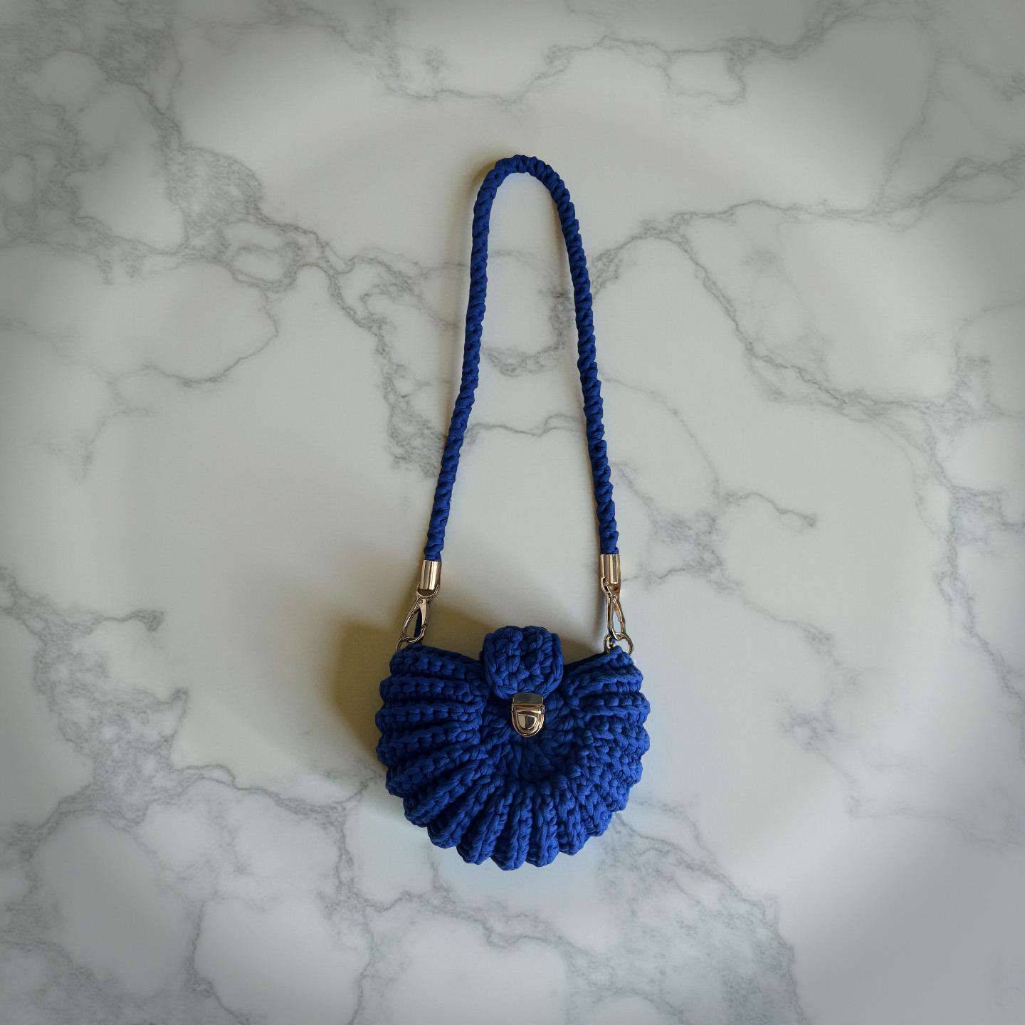 Sac Coquillage Mini Bleu