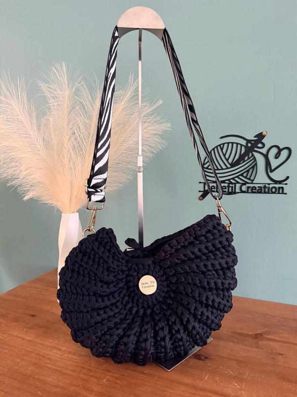 Sac COQUILLAGE noir