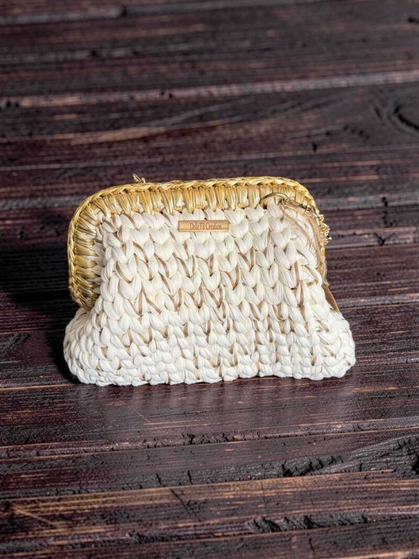 Sac Yara Blanc et doré