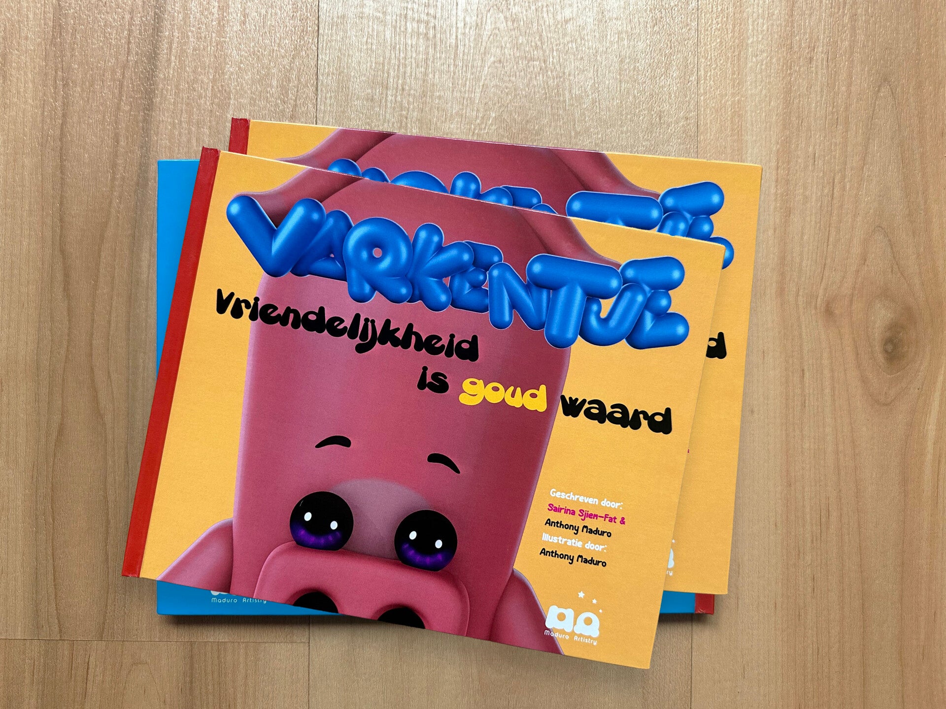 Rijmend kinderboek Varkentje vriendelijkheid is goud waard 