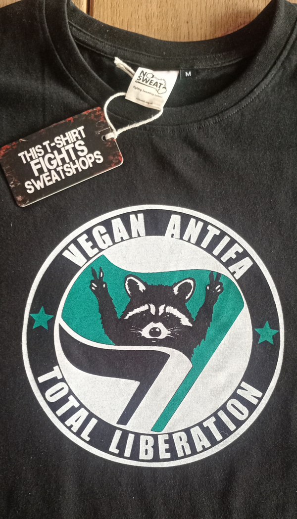 Vegan Antifa - Total Liberation - t-shirt - vegan
