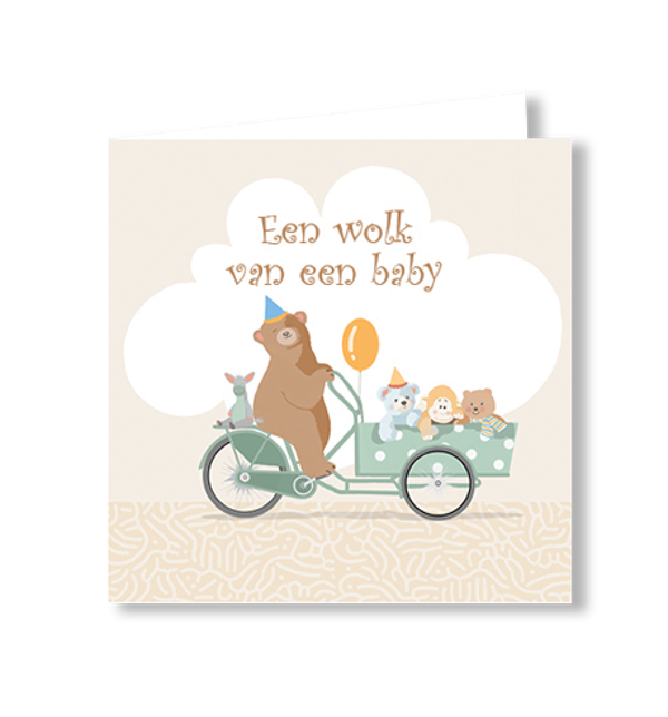 wenskaart felicitatie geboorte