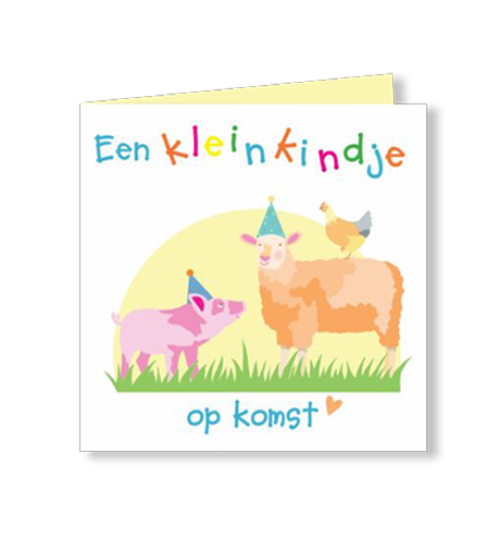 wenskaart felicitatie geboorte