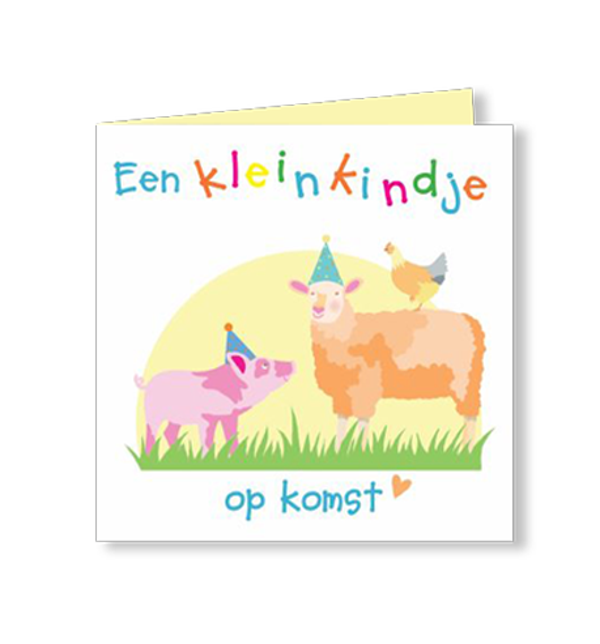 wenskaart felicitatie geboorte
