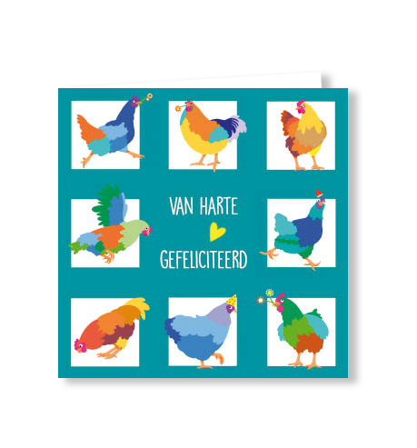 wenskaart felicitatie