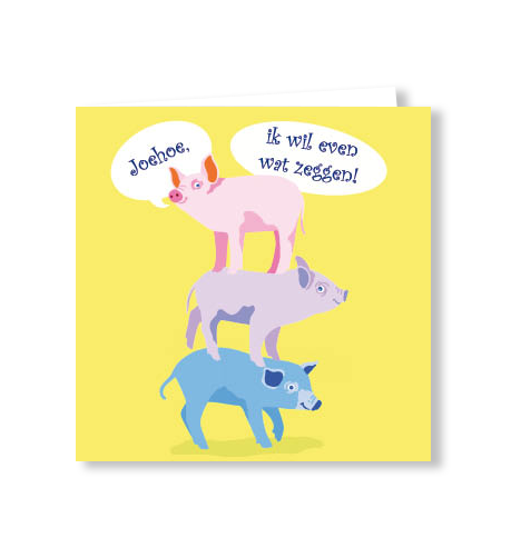 wenskaart felicitatie