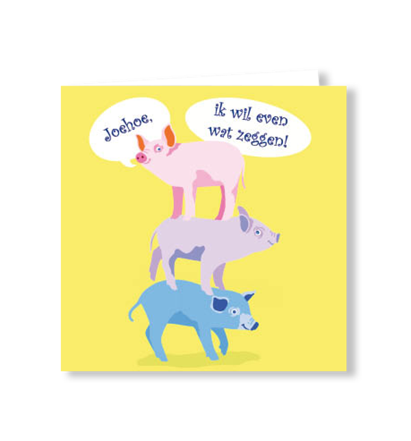 wenskaart felicitatie