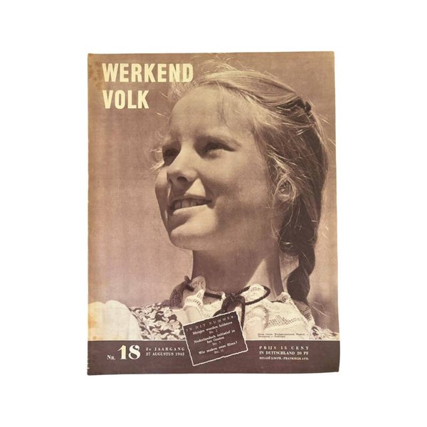 Tijdschrift 'Werkend Volk' Nr. 18