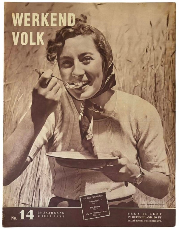 Origineel WW2 Tijdschrift 'Werkend Volk' Nr. 14