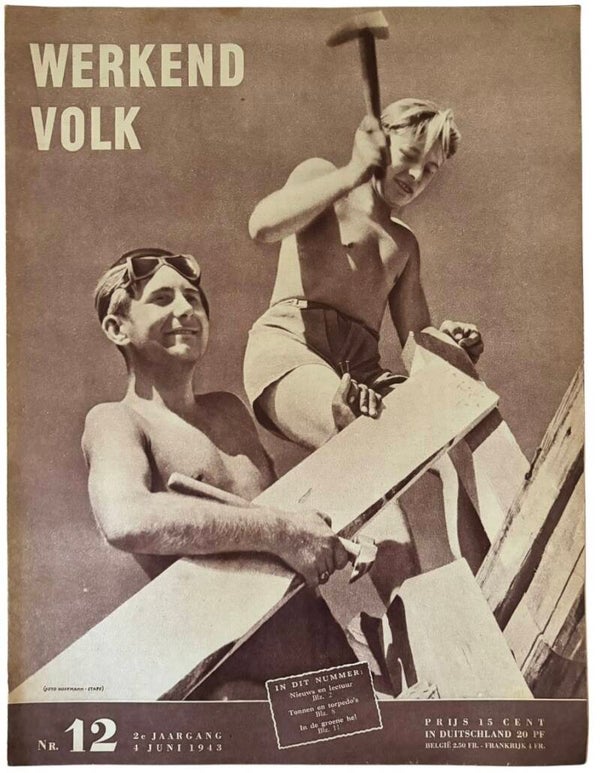 Origineel WW2 Tijdschrift 'Werkend Volk' Nr. 12