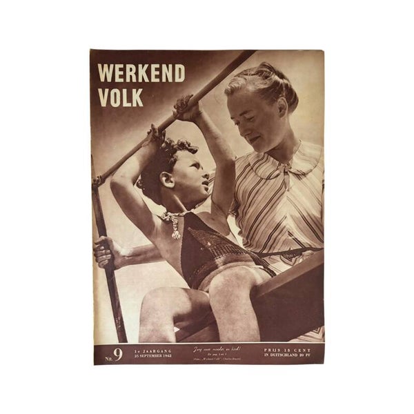 Tijdschrift 'Werkend Volk' Nr. 9