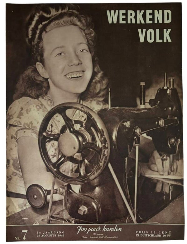 Origineel WW2 Tijdschrift 'Werkend Volk' Nr. 7
