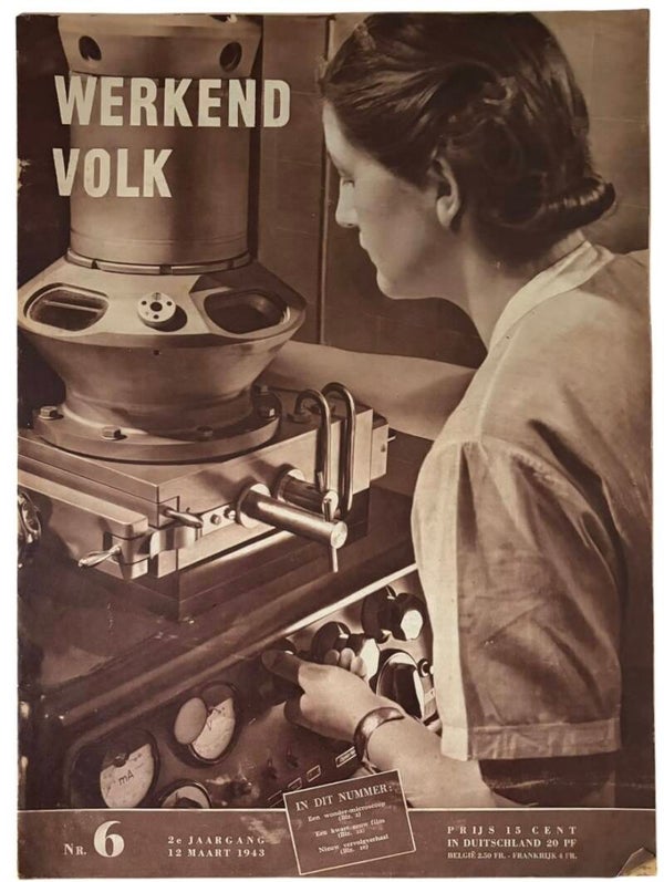 Origineel WW2 Tijdschrift 'Werkend Volk' Nr. 6