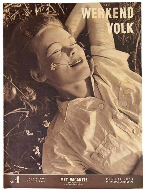 Origineel WW2 Tijdschrift 'Werkend Volk' Nr. 4