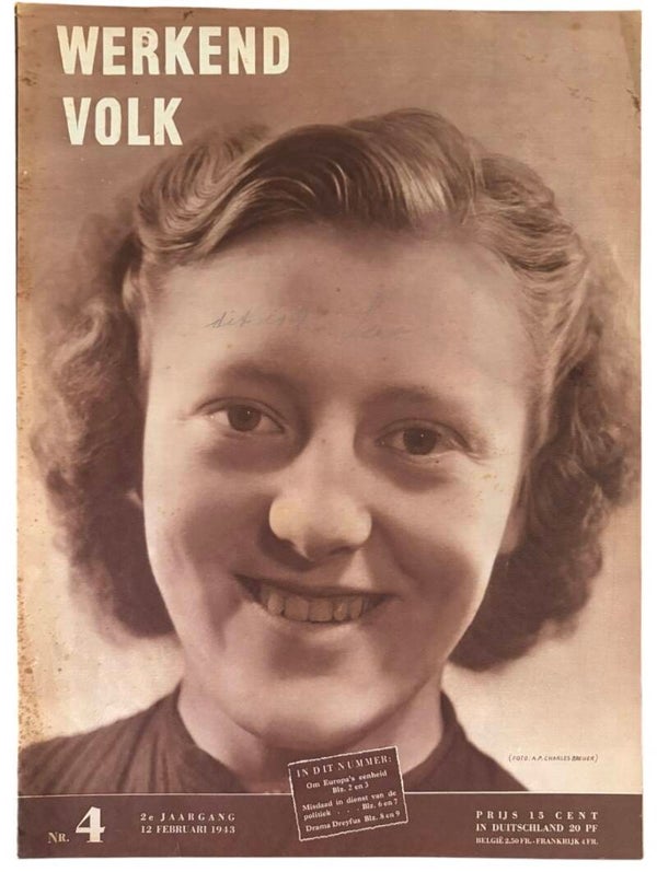 Origineel WW2 Tijdschrift 'Werkend Volk' Nr. 4