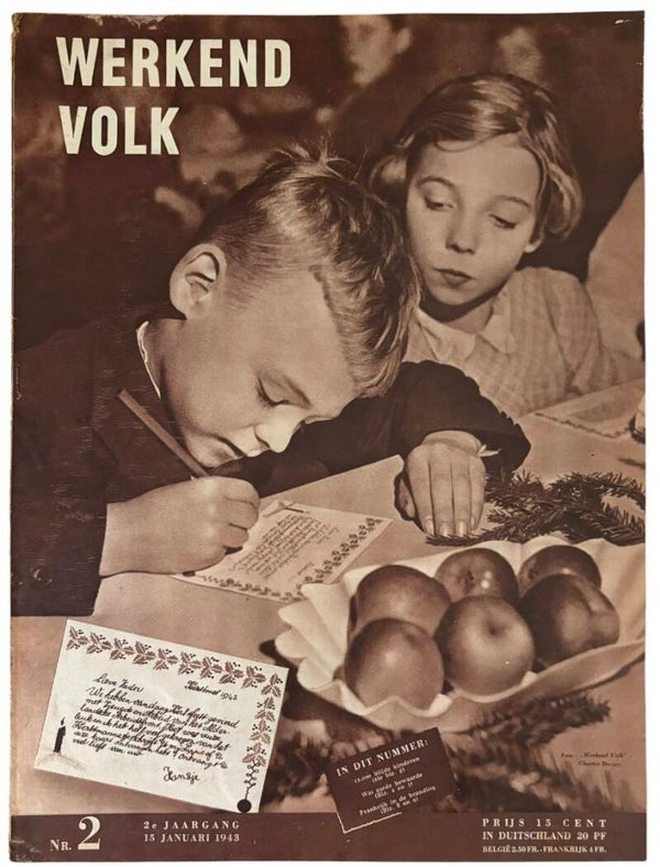 Origineel WW2 Tijdschrift 'Werkend Volk' 2e Jaargang Nr. 2 van 15 januari 1943