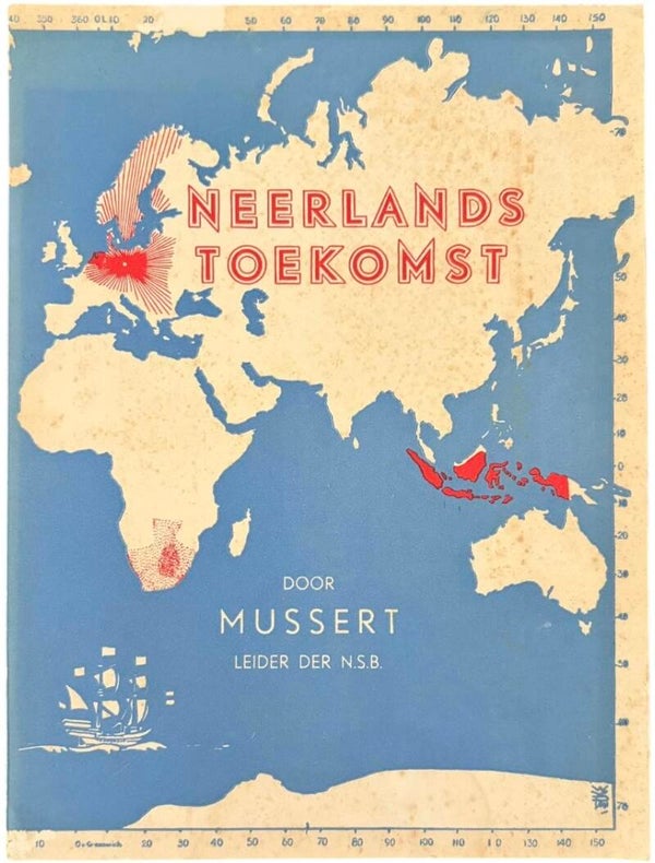 Originele WW2 Brochure 'Neerlands Toekomst' Door Mussert Leider der N.S.B.