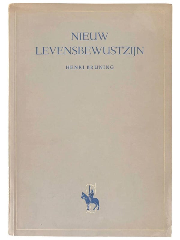 Originele WW2 Brochure 'Nieuw Levensbewustzijn' Door Henri Bruning - Tweede Druk