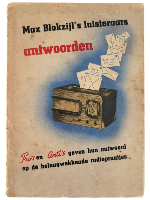 Originele WW2 Brochure 'Luisteraars, Antwoorden' Door Max Blokzijl