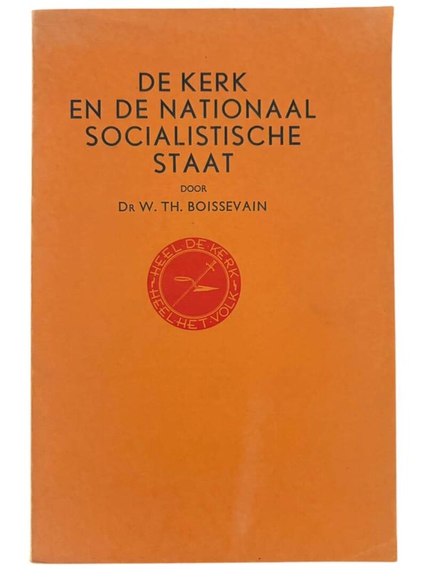 Originele WW2 Brochure 'De Kerk en de Nationaal Socialistische Staat' 1935