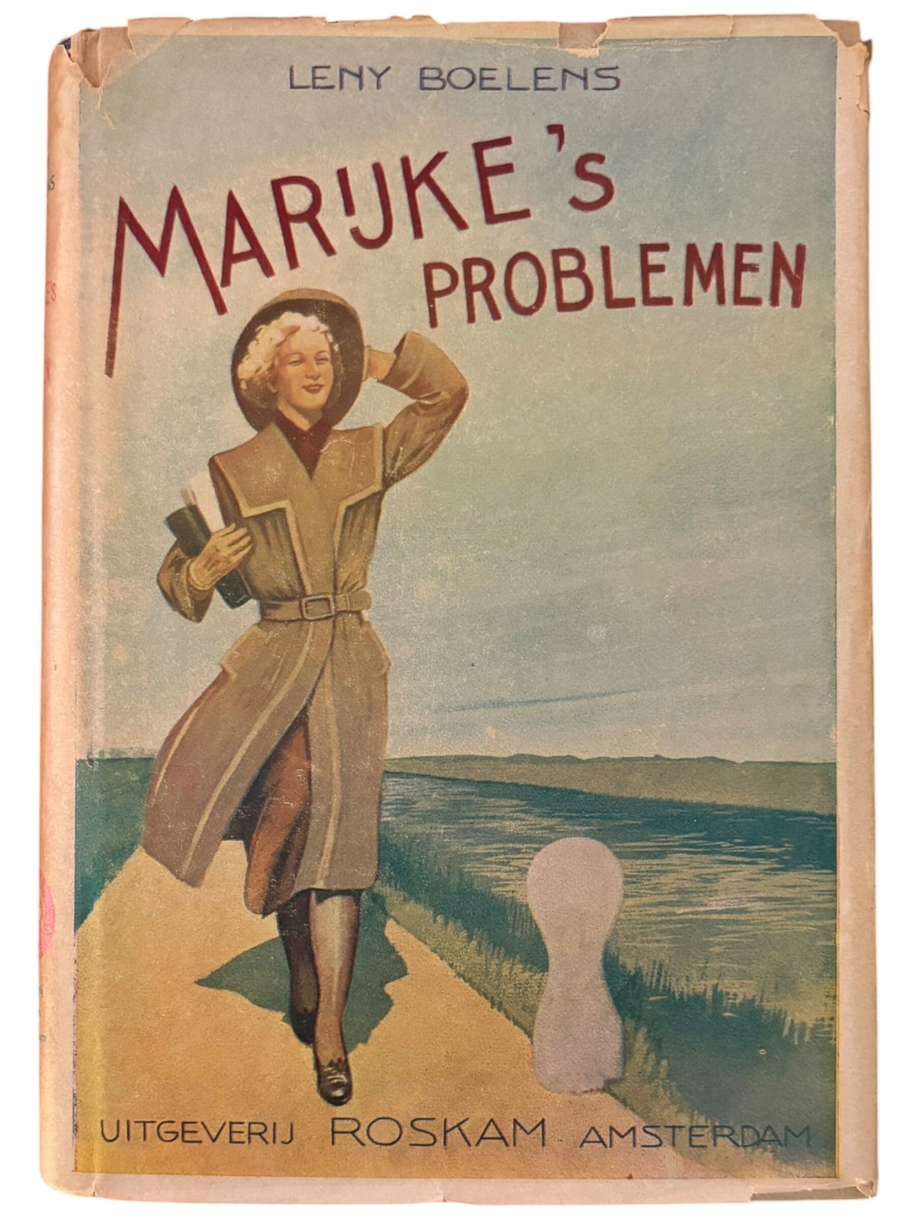 Origineel WW2 Leesboek 'Marijke's Problemen' Uitgeverij Roskam Amsterdam
