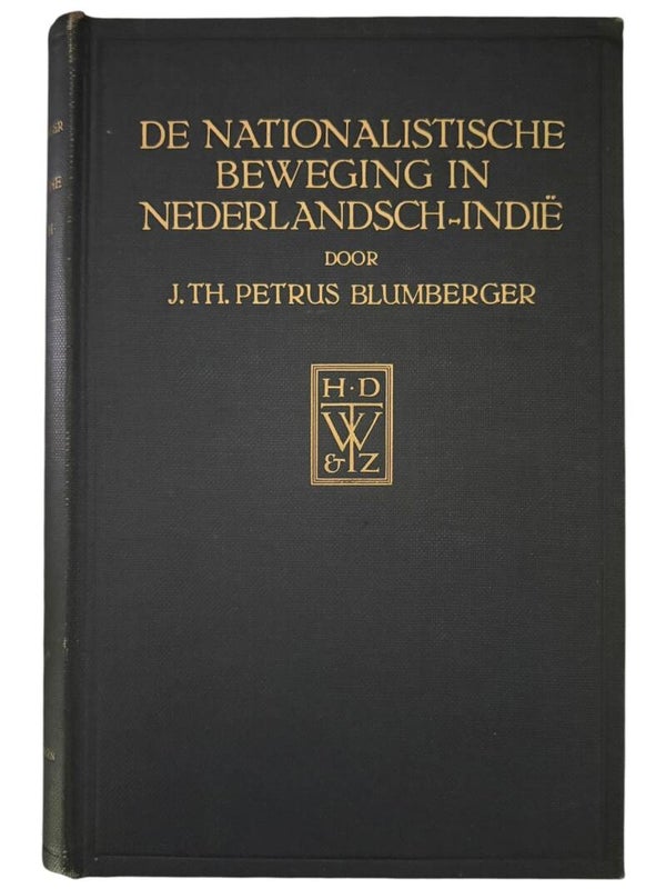 Origineel WW2 Boek 'De Nationalistische Beweging in Nederlandsch-Indië'
