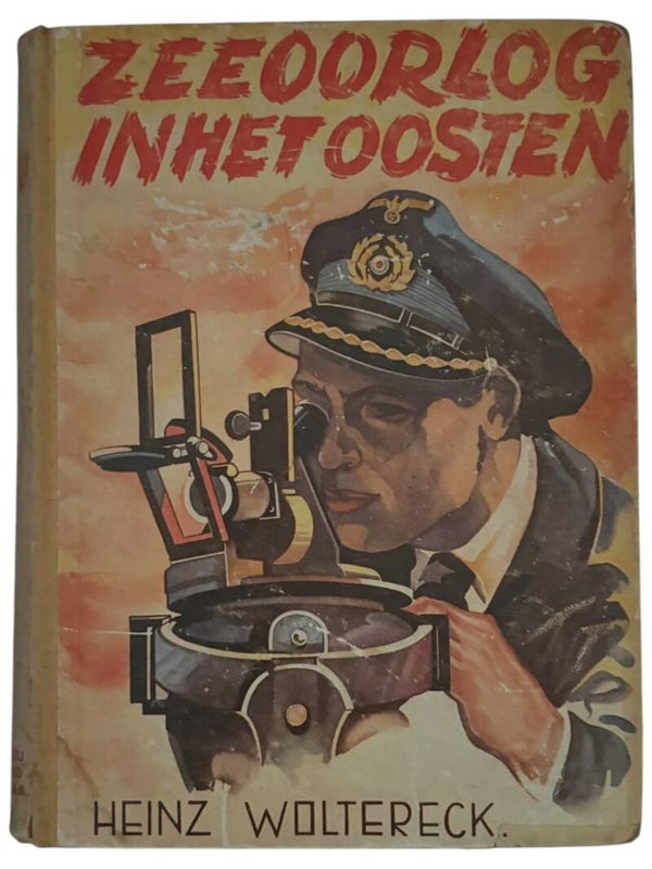 Origineel WW2 Boek 'ZeeOorlog in het Oosten' Uitgeverij Westland Amsterdam 1943
