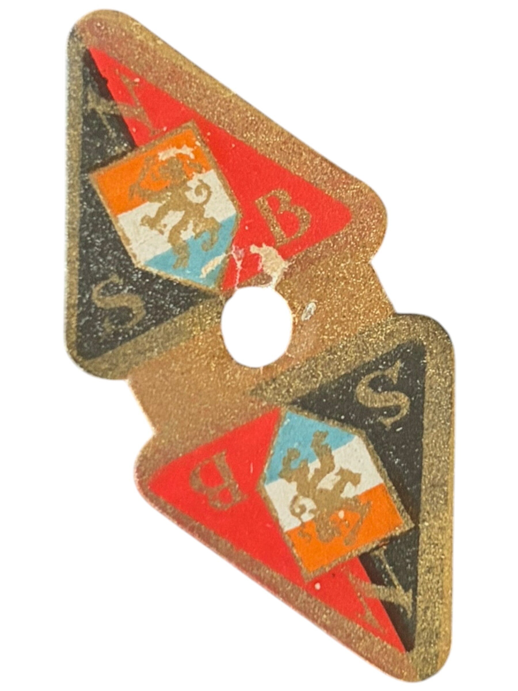 Originele WW2 Sluitzegel 'N.S.B.' Nationaal- Socialistische Beweging