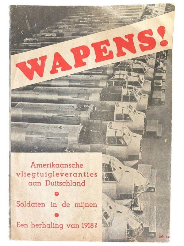 Originele WW2 Brochure 'Wapens!' Een herhaling van 1918?