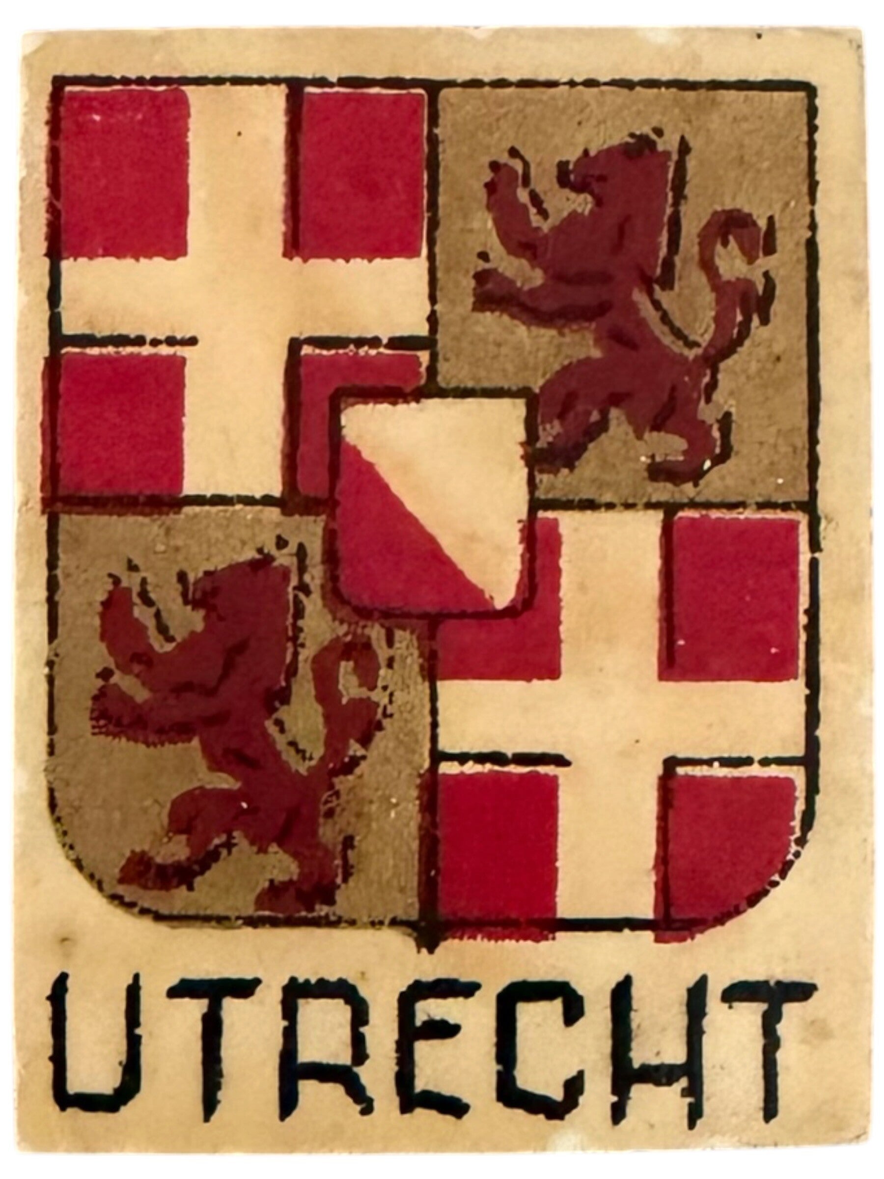 Originele WW2 speld "UTRECHT' Uitgegeven door Winterhulp Nederland