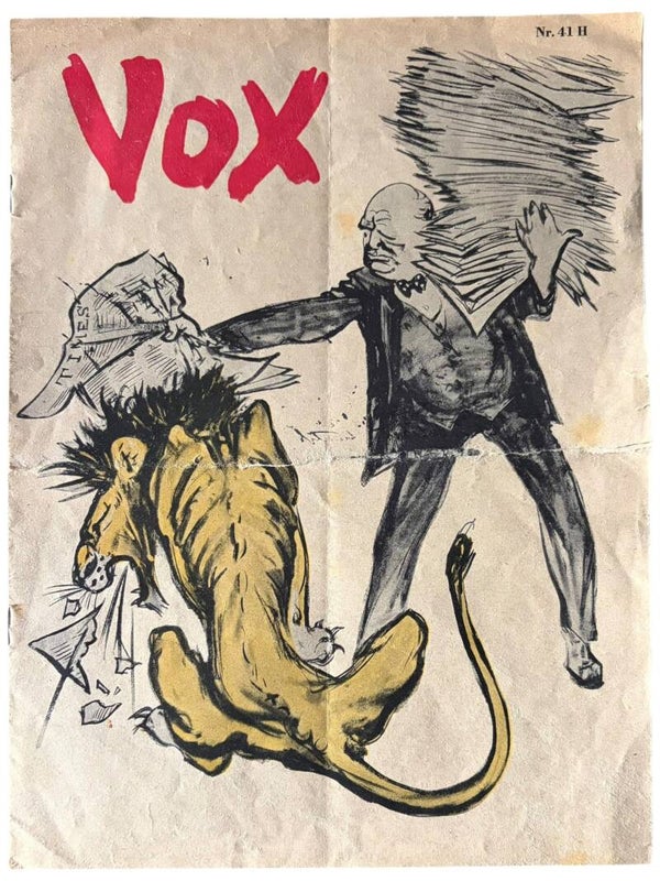 Original WW2 Dutch Paper 'VOX' No. 41 H