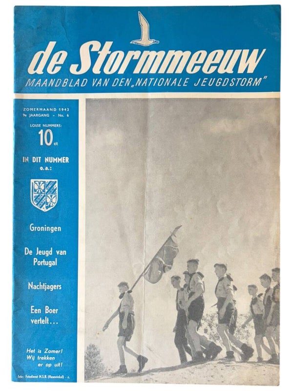 Origineel WW2 Tijdschrift 'Jeugdstorm - De Stormmeeuw' 9e Jaargang - No. 6