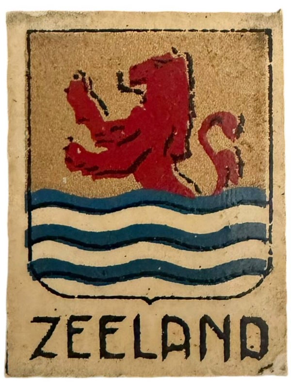 Origineel WW2 Provinciaal speldje Winterhulp Nederland 'Zeeland'