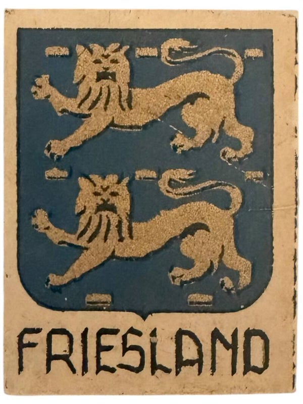 Origineel WW2 Provinciaal speldje Winterhulp Nederland 'Friesland'