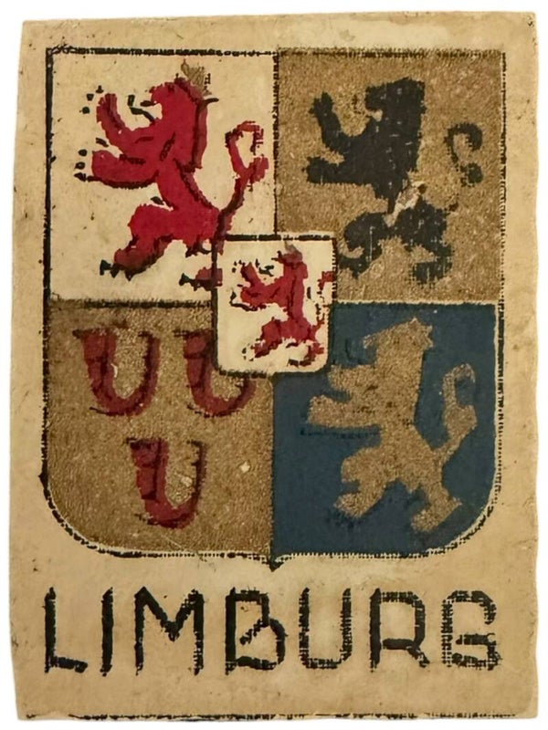 Origineel WW2 Provinciaal speldje Winterhulp Nederland 'Limburg'