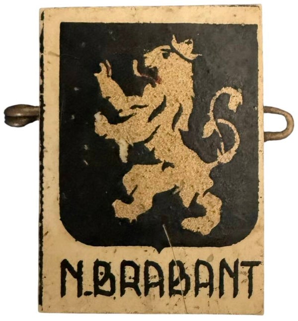 Origineel WW2 Provinciaal speldje Winterhulp Nederland 'Noord-Brabant'