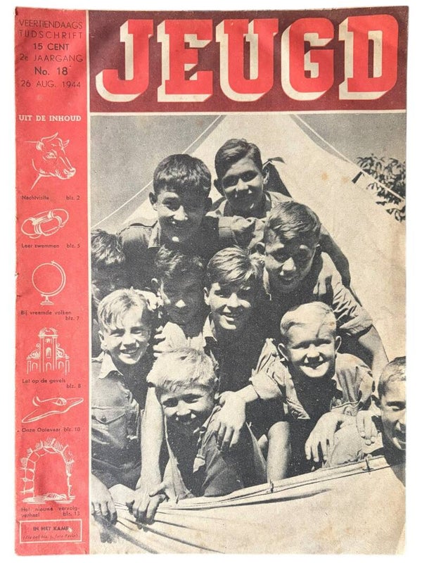 Origineel WW2 Tijdschrift 'JEUGD' 2e Jaargang No. 18 - 1944