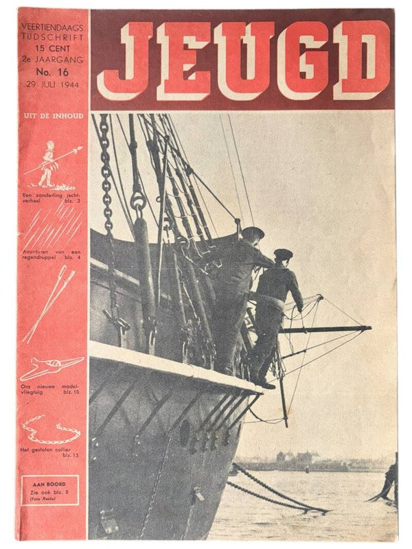 Origineel WW2 Tijdschrift 'JEUGD' 2e Jaargang No. 16 - 1944