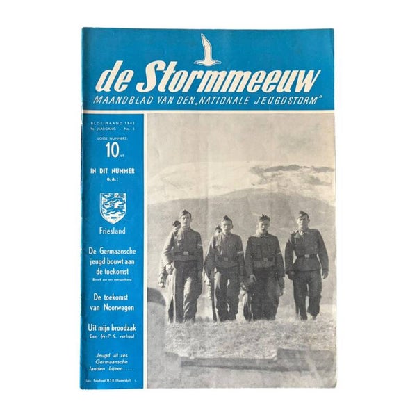 Origineel WW2 Tijdschrift 'Jeugdstorm - De Stormmeeuw' 9e Jaargang No. 5