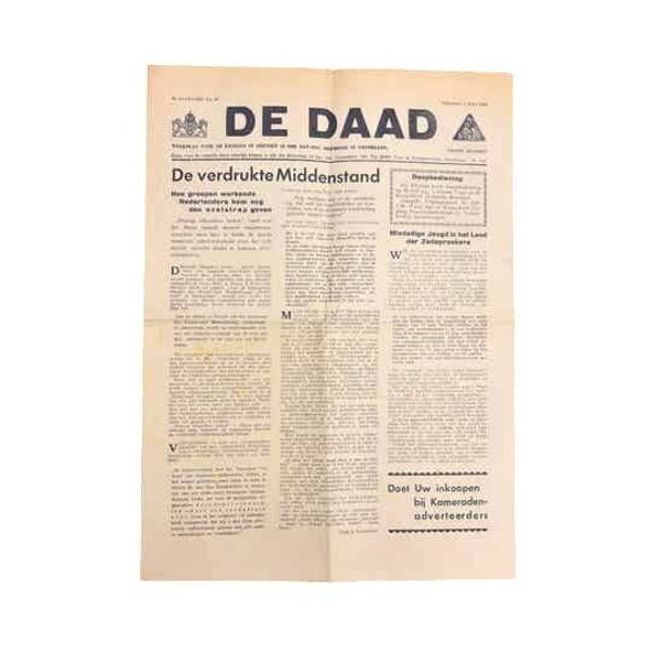Krant 'NSB - De Daad'