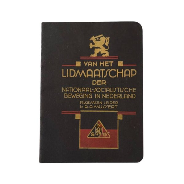 Lidmaatschapboekje 'NSB'