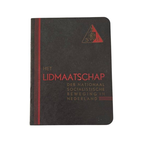 Lidmaatschapboekje 'NSB'