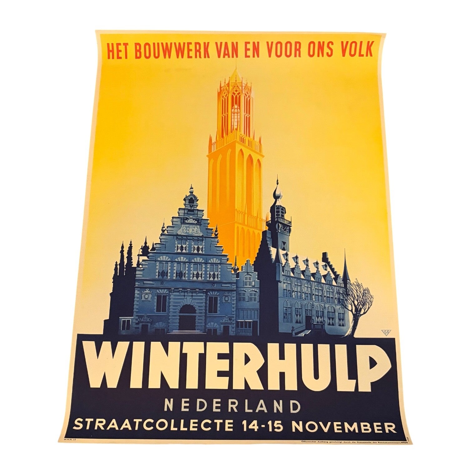 Poster 'Winterhulp Nederland'