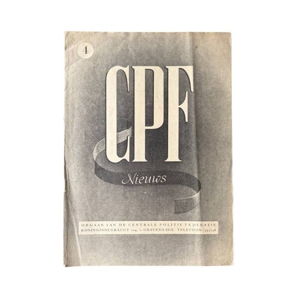 Brochure 'CPF Politie-nieuws'