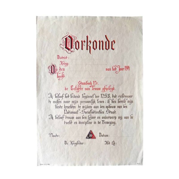 Oorkonde 'NSB'