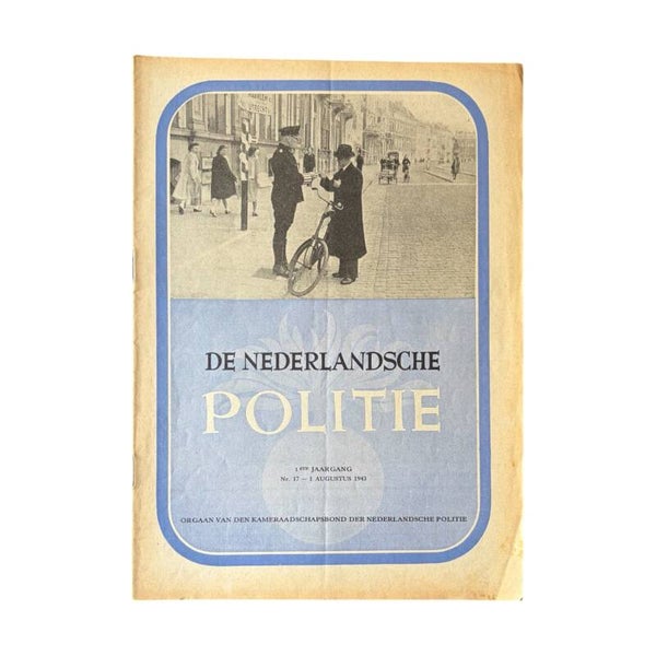 Brochure 'Nederlandse politie 1943'