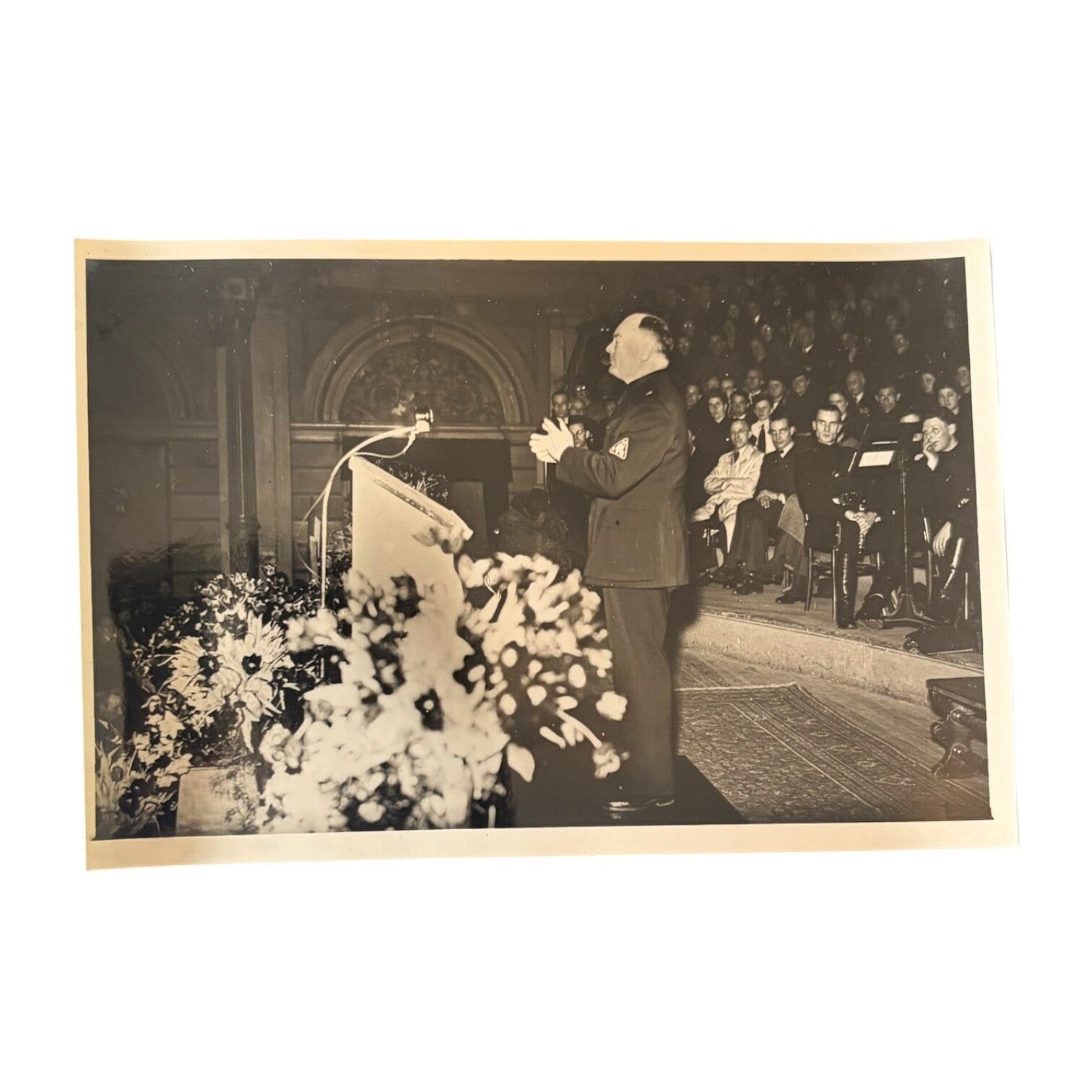 Foto 'Toespraak NSB leider Mussert'