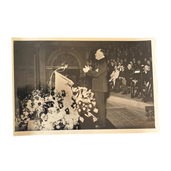 Foto 'Toespraak NSB leider Mussert'